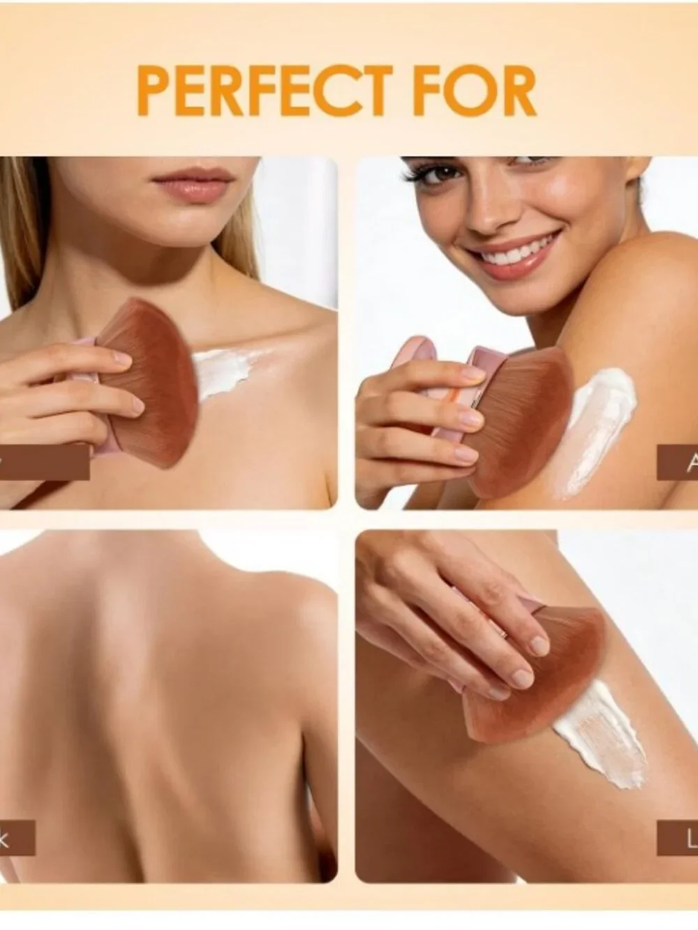 Unimeix Blend & Blur X Large Body Makeup Brush/Bag